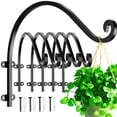 16Inch-6PCS Heavy Duty Metal Plant Hanger Brackets For Indoor Outdoor ...