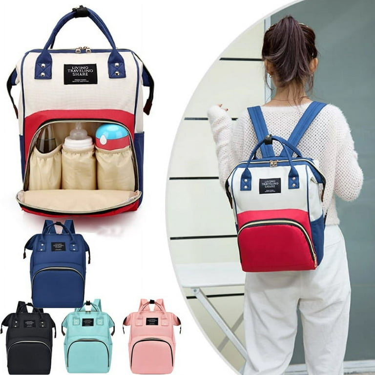 16Inch Diaper Bag Backpack Mother and Baby Bag Baby Bottle Insulation  Waterproof