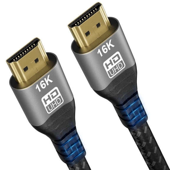 16K 10K 8K HDMI 2.2 Cable 96 Gbps 5 FT, Certified Ultra High Speed HDMI® Cable 16K 30Hz 8K/120Hz 4K 240HZ eARC HDCP 2.2&2.3 HDR10 Dolby Compatible with PS5 PlayStatio5 TV PC Monitor Xbox Series