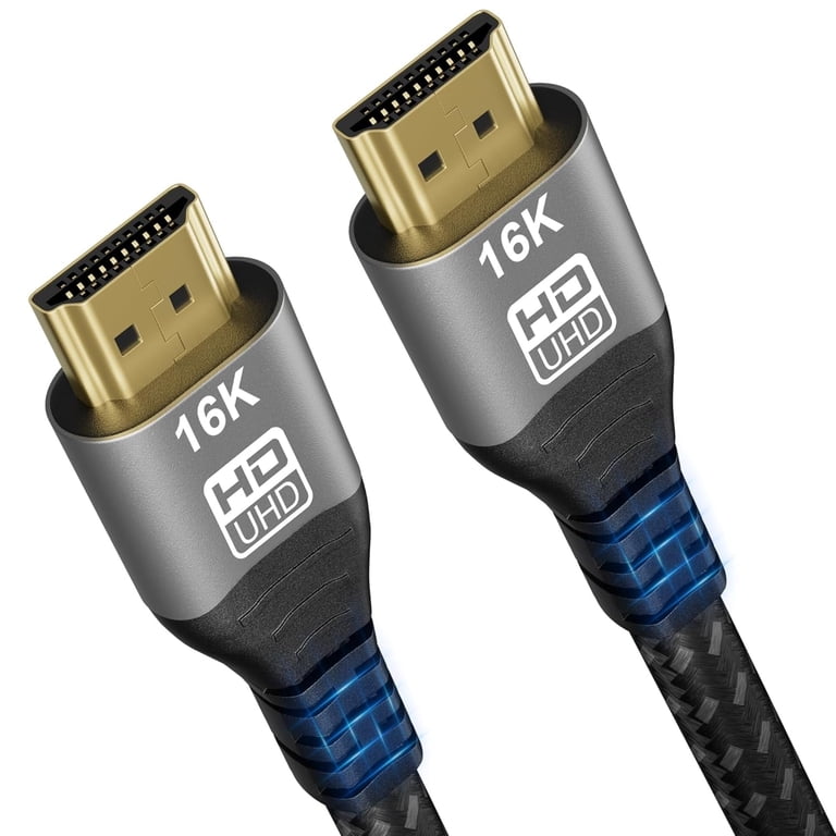 Cavo HDMI 2.2 Da 1 Metro – 16K 96Gbps, 8K@240Hz, HDR, EARC, HDCP 2.3 – Per Gaming E Home Theater