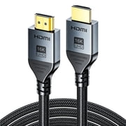 Ultra High Speed HDMI 2.2 Cable 96Gbps 16K@60Hz 8K@120Hz 4K@480Hz, HDCP 2.2 2.3 Dynamic HDR eARC DTSX Compatible With PS5 Roku TV HDTV Blu-ray Projector Xbox 3.3FT/6.6FT/10 FT