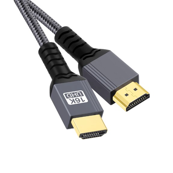 16K 96Gbps Ultra High Speed HDMI-compatible Cable 8K@240Hz, 4K@480Hz for PC Laptop, HDTV, Gaming Monitor, Projector