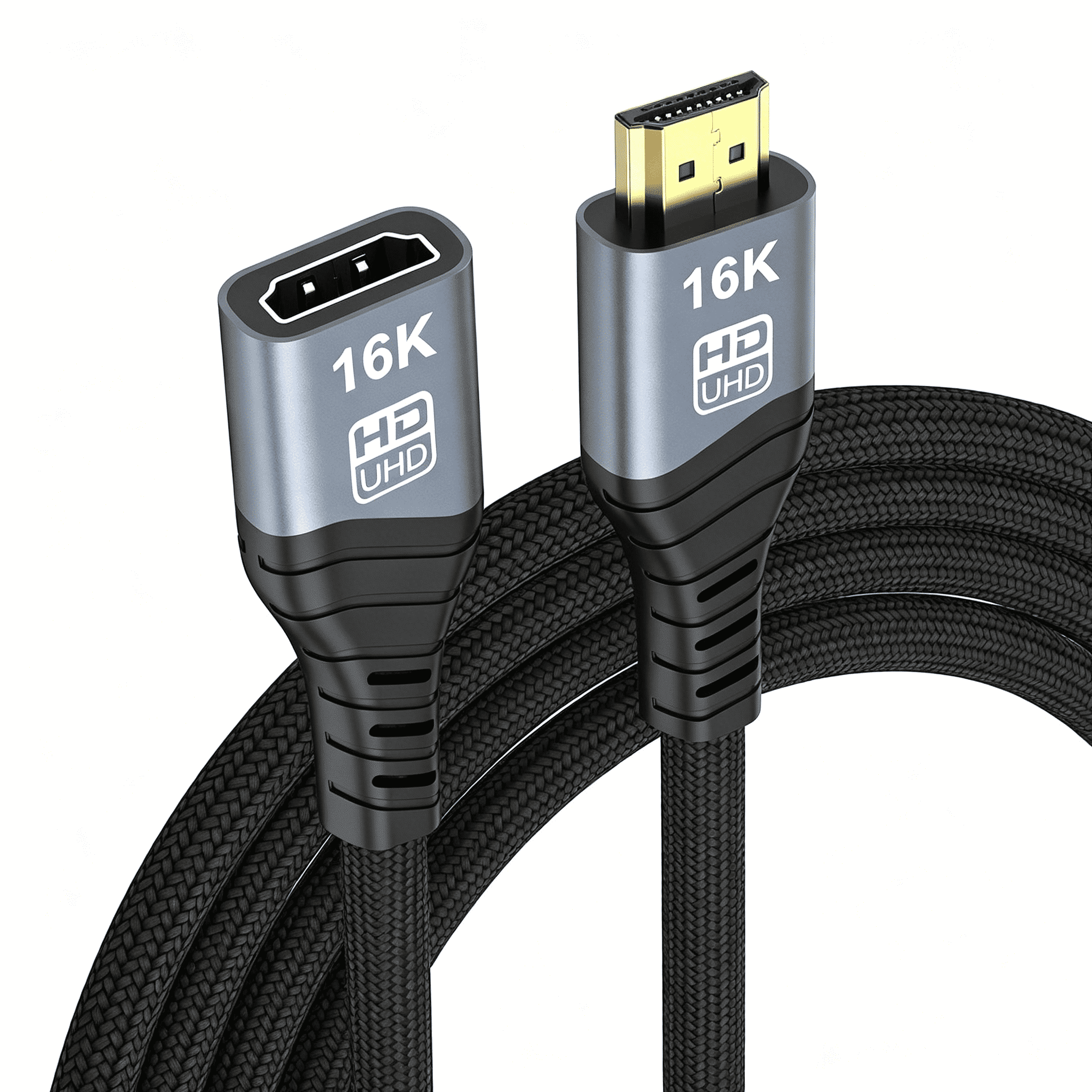 16K HDMI 2.2 Extension Cable HDMI Male to Female Extender 16K@60Hz 10K120Hz 4K240Hz,Ultra High Speed 96Gbps Compatible For Blu-Ray Laptop PS5 Xbox Player HDTV