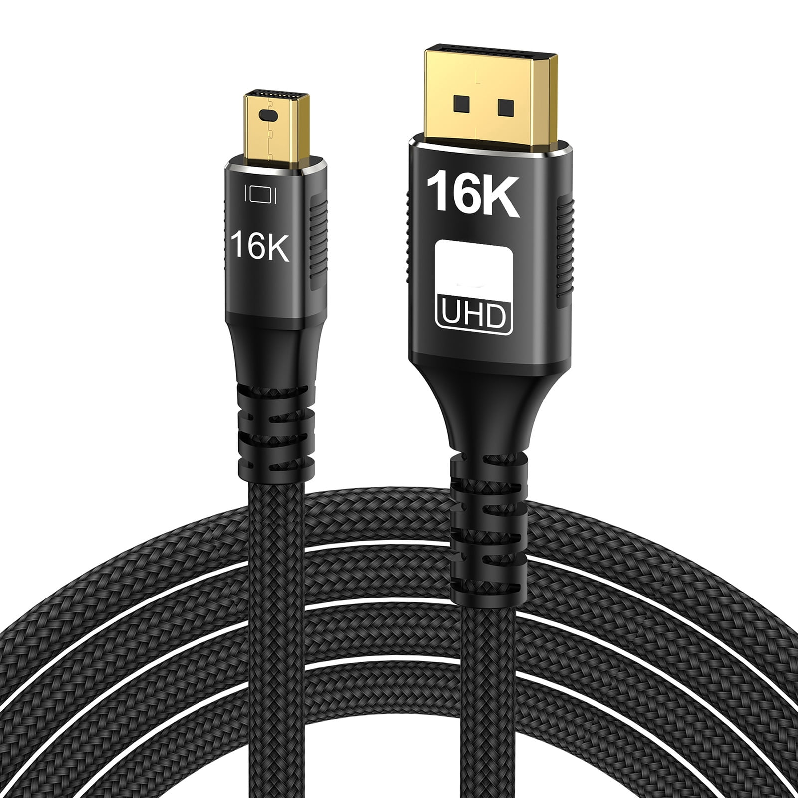 16K Small DisplayPort to DisplayPort 2.1 Extension Cable Supports 16K ...