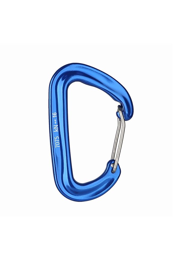 16KN Heavy Duty Wiregate Carabiners for Camping Hiking Hammock etc,Small Aluminium Caribeaners for Backpack and Dog Leash