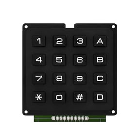 16Key 4x4 Membrane Button Keypad 4x4 Matrixes Array Matrixes Keyboard Membrane Button Keypad Panel
