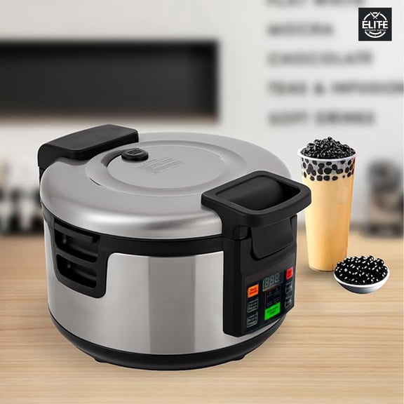 16L Commercial Tapioca Boba Maker Pearl Cooker, Automatic Non-Stick Pearl Maker, 110V Boba Bubble Tea Cooker for Boba Tea Sago Pearl Milk Tea