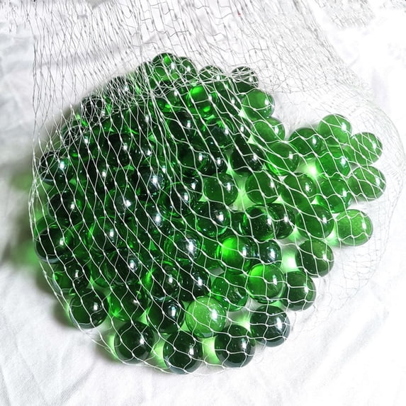 16MM Frosted Glass Marbles - Assorted Colors, Classic Style, Perfect for Games and Decorations