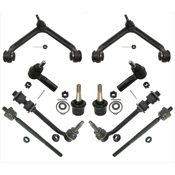 16MM Inn & Out Tie Rod Kit For OE Rack # 52113237 Control Arms BJ Bushings 10pc