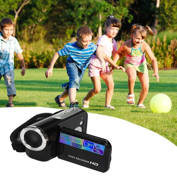 16MP HD Digital Camera VD,2.0" TFT LCD,16MB Memory,Supports 32GB SD Card,Video Recording,Face Detection,Fill Light,USB Rechargeable,95g Ultra-Light, ABS,Entry-Level Gift Camera