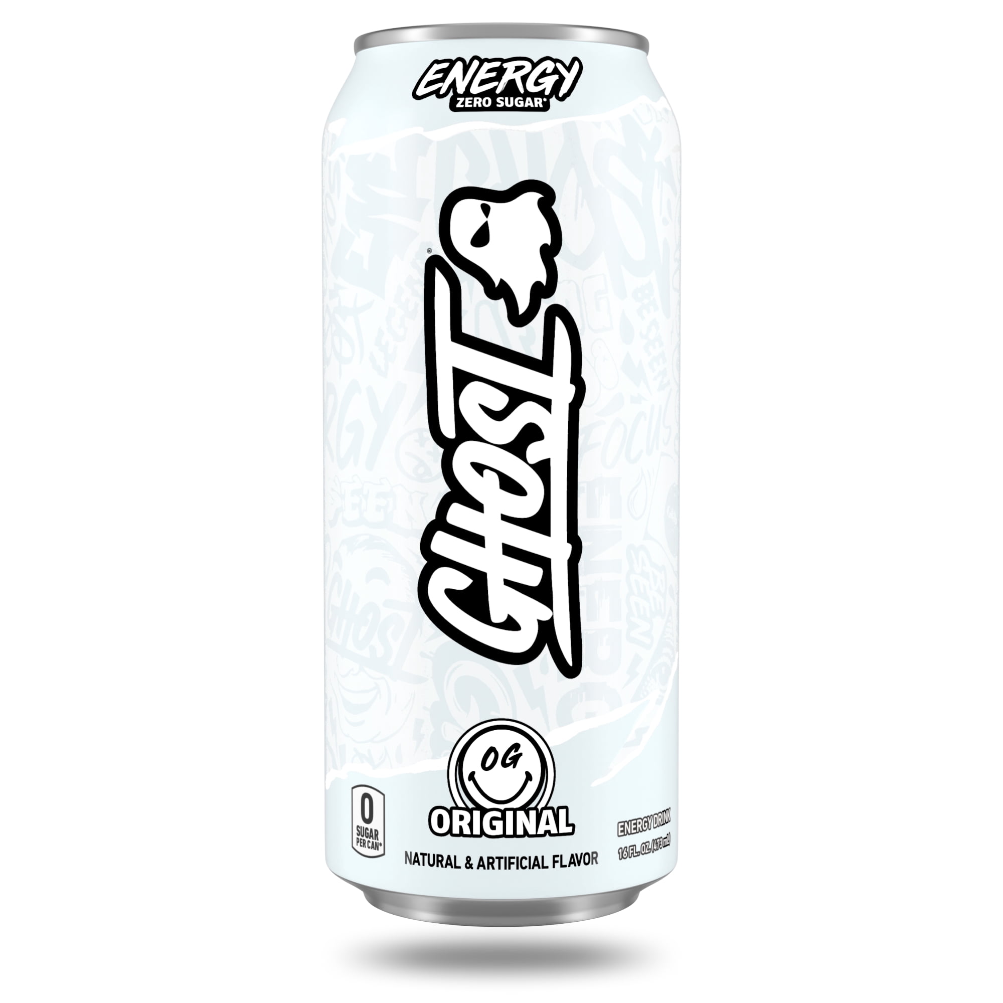GHOST, Energy Drink, Zero Sugars, 16 fl oz, Original Flavor