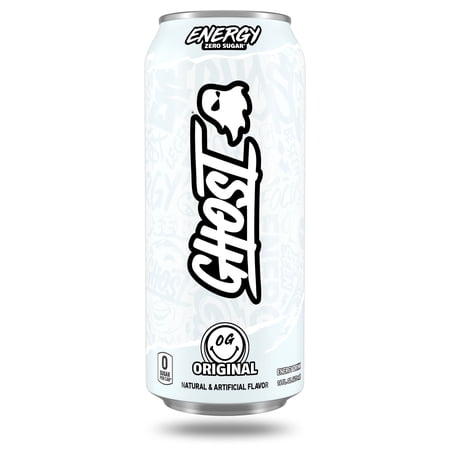 GHOST® ENERGY Zero Sugars Energy Drink, Original Flavor, 200mg Natural Caffeine, 16 fl oz