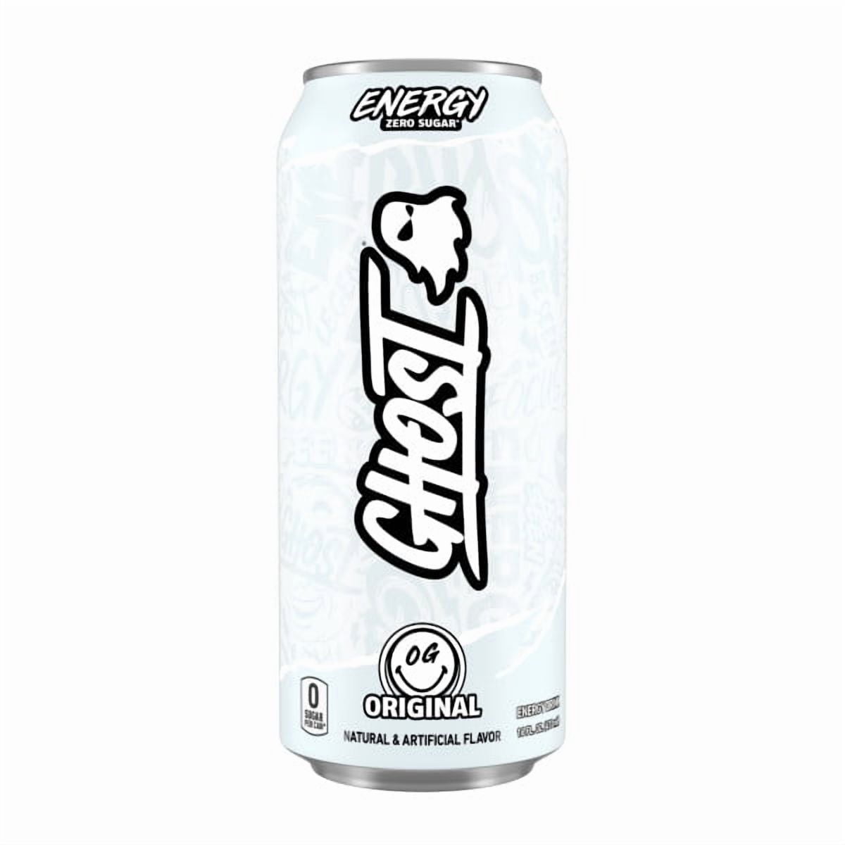 GHOST® ENERGY Zero Sugars Energy Drink, Original Flavor, 200mg