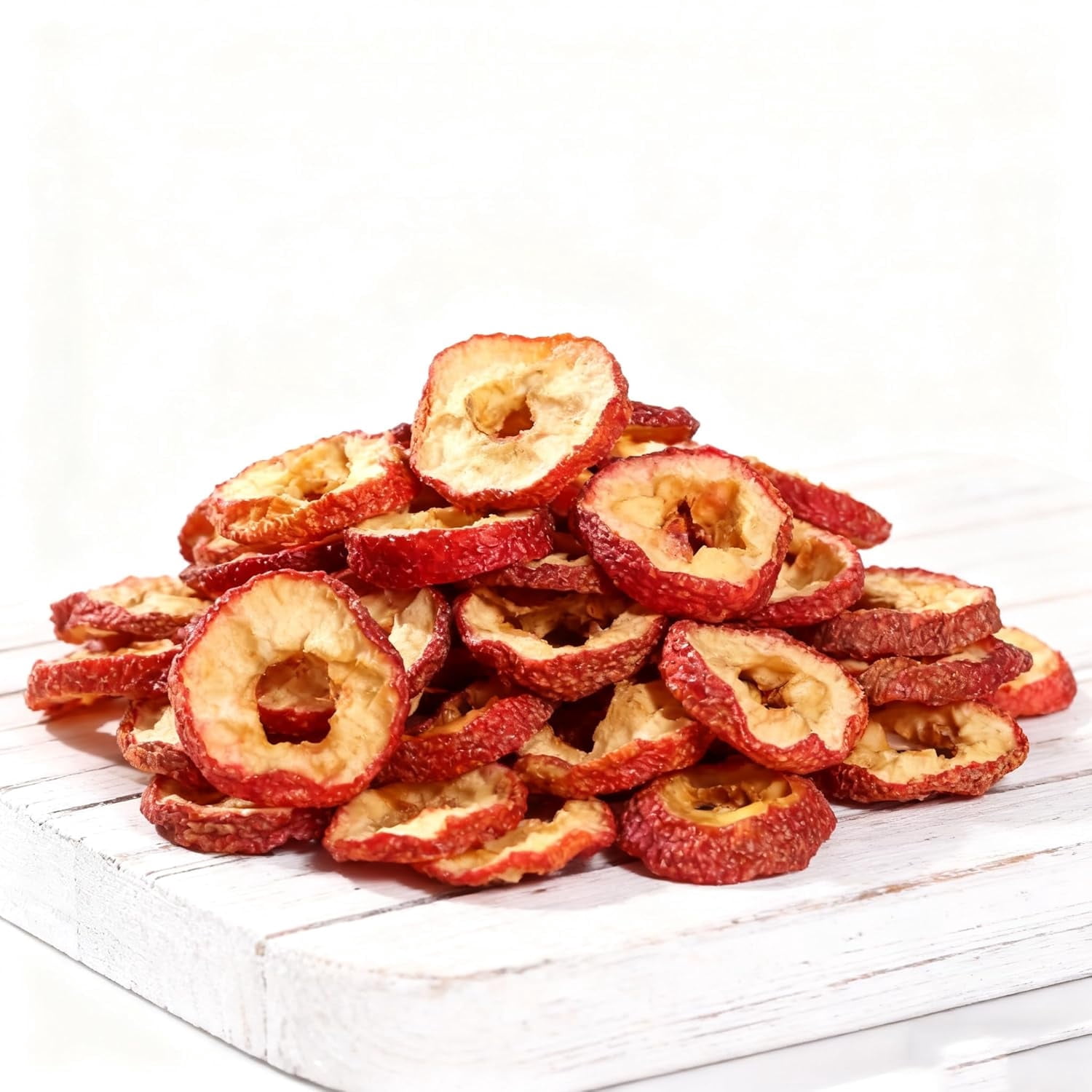 16OZ Hawthorn Slices Hollow Circle Seedless, 100% Natural Sun-Dried Hawthorn Fruit Hawthorn Berries Natural Herbal Tea for Digestion 1 Pound/Bag