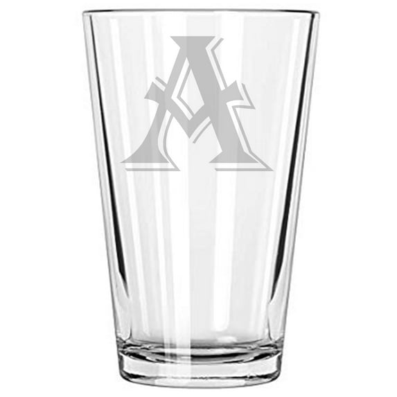 16OZ MONOGRAM BEER GLASS A