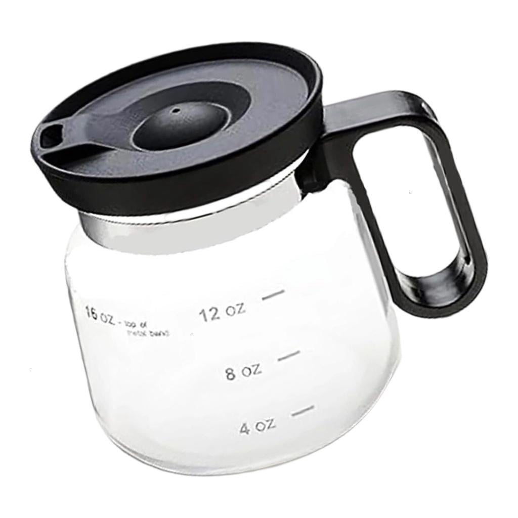 16Ounce Glass Coffee Cup With Secure Cover And Nonslip Grips Ideal For Teas Juices Or Espressos Drink