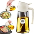 thumbnail image 1 of 16Oz/470Ml 2-In-1 Olive Oil Sprayer (Creamy White), 1 of 8