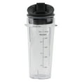 16Oz Replacement Cup Blender Cup Container with Flip Lid Fit for Nutri