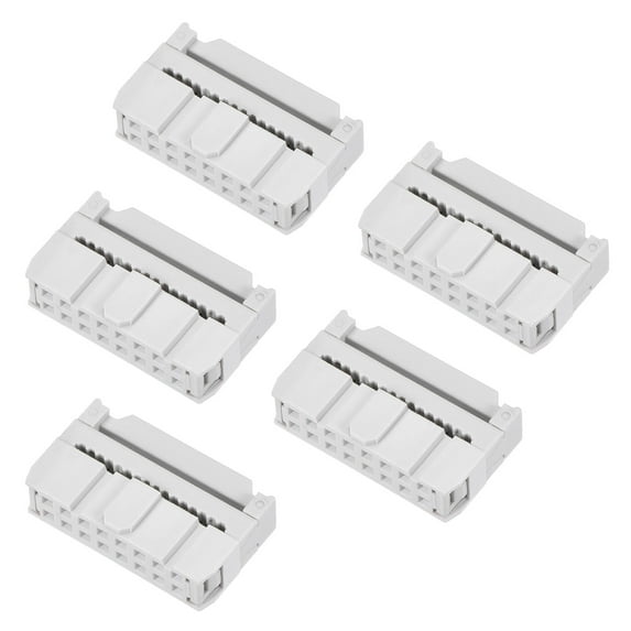 16P Dual Rows 2.54mm Female Transition Socket for Flat Ribbon Cable, 10 Pack