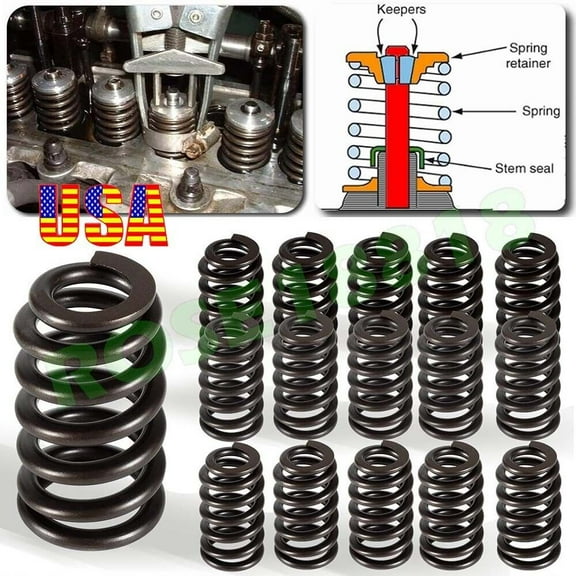 16PC Valve Spring Kit Fits for All LS Engines - 625" Lift Rated PAC-1219 PAC1219