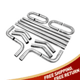 thumbnail image 1 of 16PCS 2.25" Inch OD DIY CUSTOM EXHAUST TUBING MANDREL BEND PIPE STRAIGHT U KIT, 1 of 9