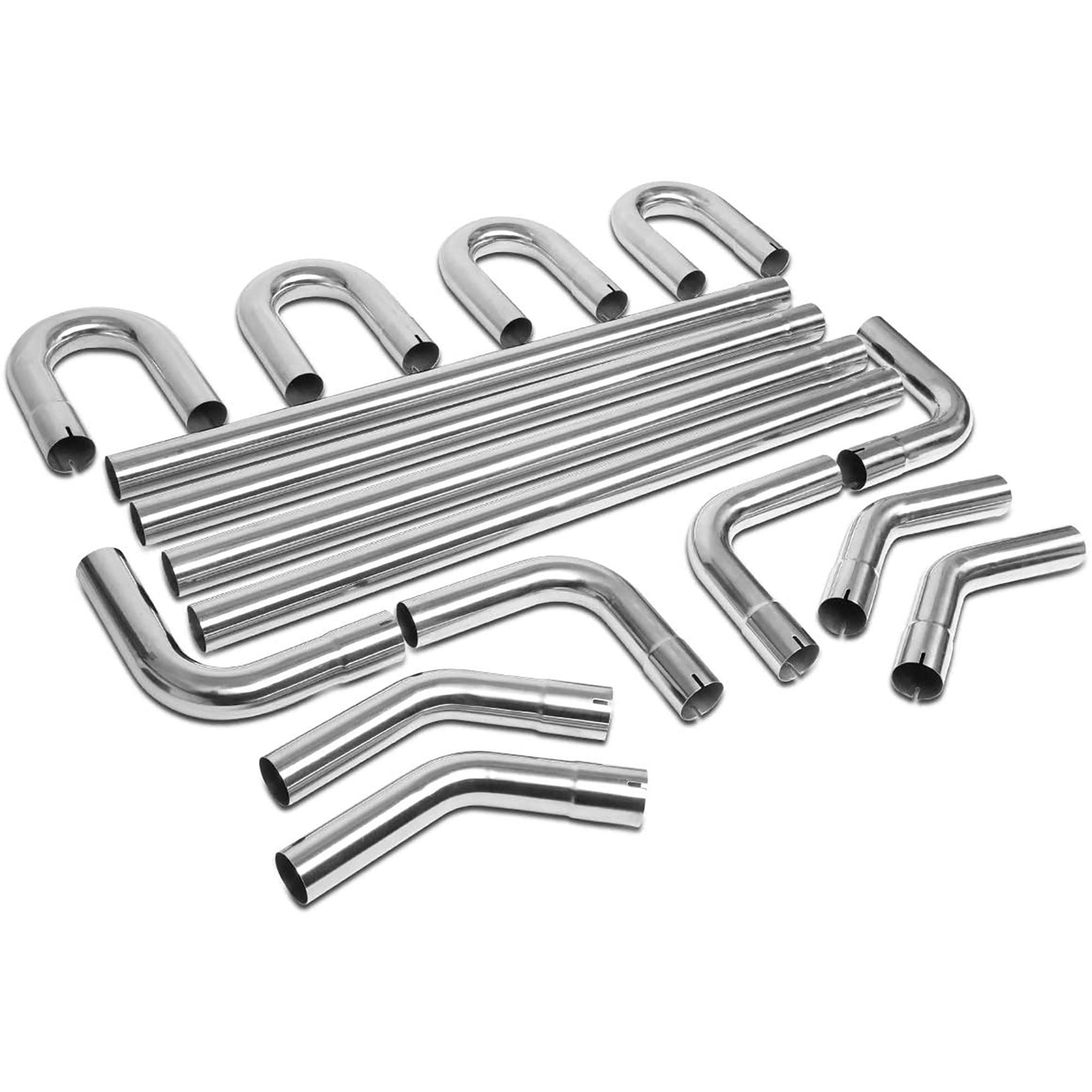 90 Degree Clamp 2in Exhaust Pipe DNA MOTORING 45 Degree 180 Degree U-Bend DIY Custom Mandrel 2 In Exhaust Exhaust Kit - Foto 6