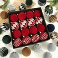 thumbnail image 1 of 16PCS 6CM Velvet Christmas Balls Flocked Christmas Tree Decoration Sets Plastic Balls Xmas Tree Decorative Ornaments Christmas Decoration Gifts, 1 of 3