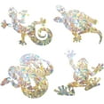 thumbnail image 1 of 16PCS Animal Window Decals Static Rainbow Turtle Glass Sliding Door Sticker Snake Decal Lizard Clings Non Adhesive Prismatic Vinyl Film Stickers for Windows Prevent Stop Birds Strikes DIY, 1 of 7