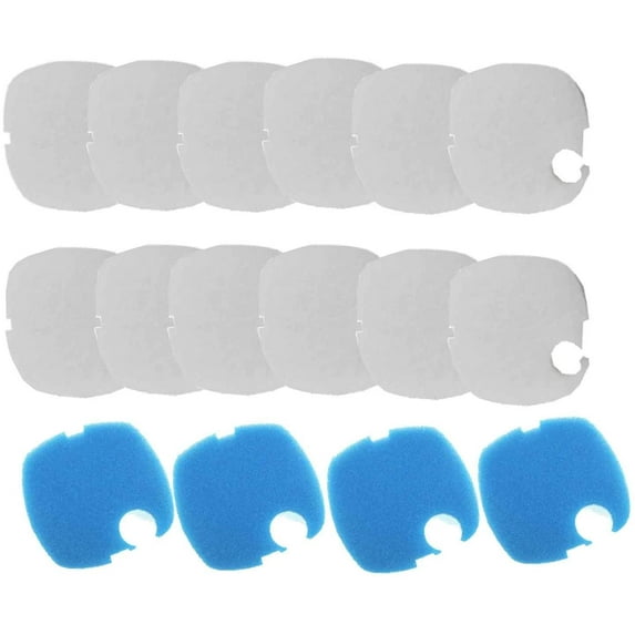 16PCS Aquarium Replacement Filter Pads for SUNSUN GRECH HW-304 HW404B