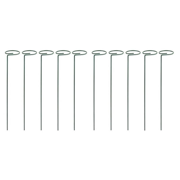 16PCS Beautiful Plant Support Stand Flowers Support Ring Metal Plant Support Stakes Bonsai Support Backyard Garden Tool