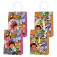 thumbnail image 1 of 16PCS For Dora the Explorer Cartoon Theme Birthday Party Bags,Party Favor Bags,Birthday Party Decorations With Handles Favor Bags Candy Gift Bags for Birthday Party, 1 of 5