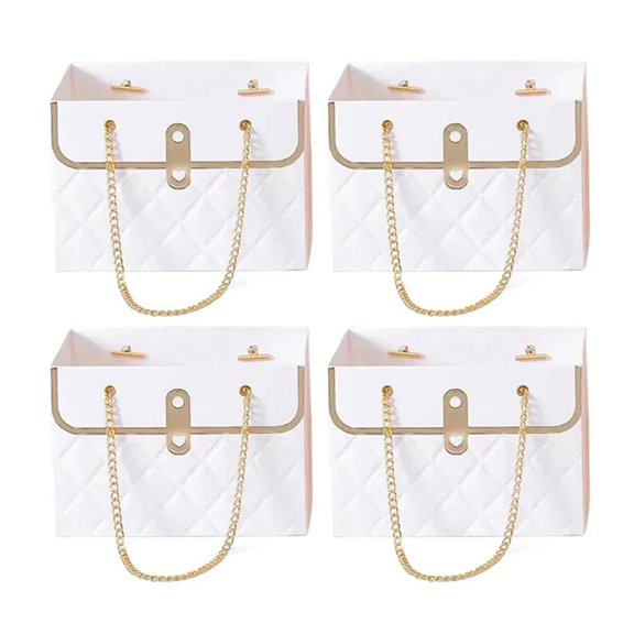 16PCS Flower Box Rose Packaging Box Valentine'S Day Birthday Party Gifts Wrapping Paper Bag Gift Box,A