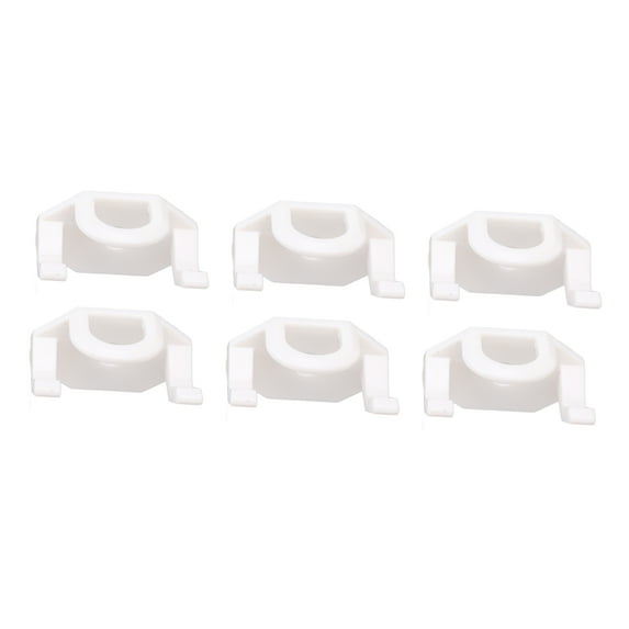 16PCS Hat Hooks Universal Baseball Caps Hat Hook Adhesive Hat Rack Display Hooks for Wall Home White
