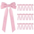 thumbnail image 1 of 16PCS Velvet Christmas Bows – Small Decorative Bows for Tree, Wreath, Gift Wrap, Candy Bags & Holiday Crafts – Reusable Ribbon Bows, 1 of 5