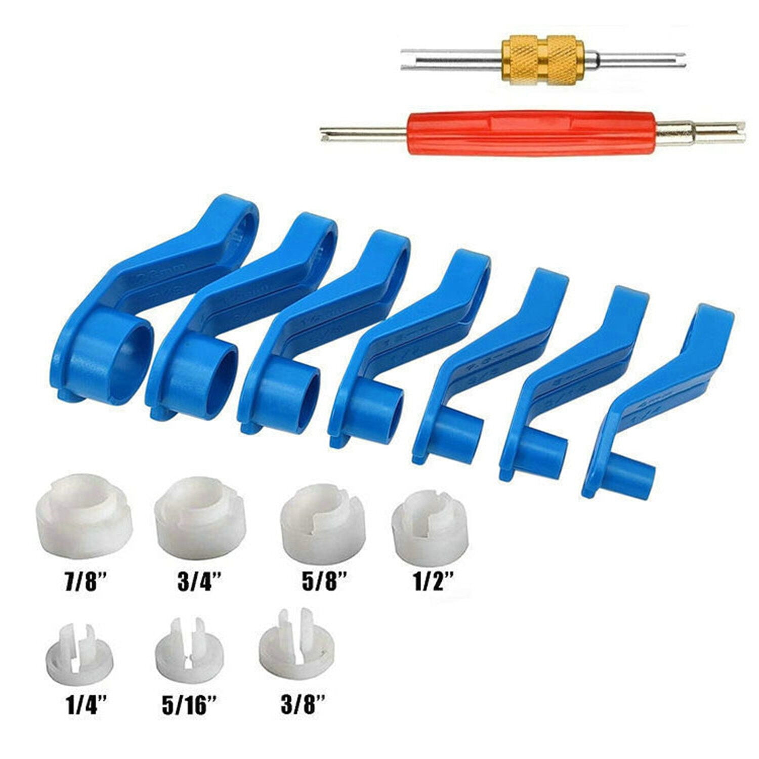 25 pcs Master Quick Disconnect Tool Kit Fuel Line Automotive Air Conditioner and Transmission Oil Cooler Line - 34 25 pcs Master Quick Disconnect Tool Kit Fuel Line Automotive Air Conditioner and Transmission Oil Cooler Line - 34