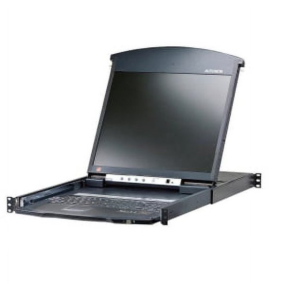 16PORT PS2 USB KVM SWITCH IP 17IN DUAL RAIL LCD CAT5