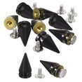 thumbnail image 1 of 16Pack Cone Spike Stud Rivet, 10x20mm Screw Back Tree Studs and Spikes for Leather Craft(Gloss Black), 1 of 6