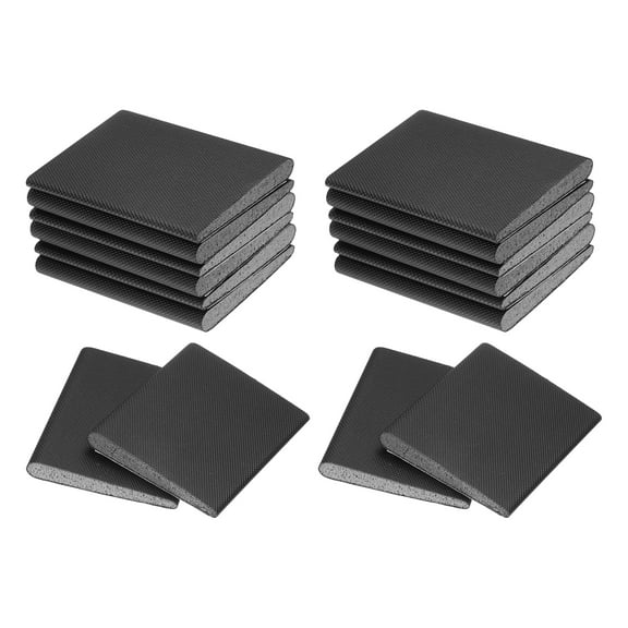16Pack Door Corner Seals, Self-Adhesive Door Frame Seal (2"x1.7", Black)