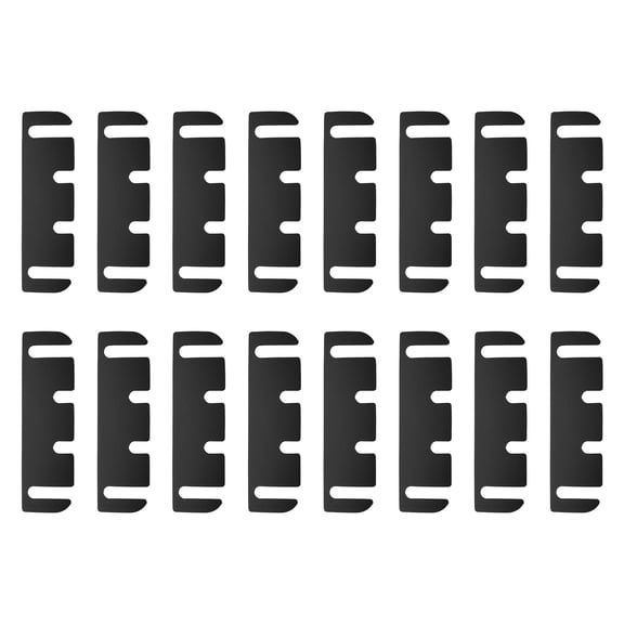 16Pack Door Hinge Shims, 4.5" x 1.3" Door Hinge Spacer Filler Plate Adjustable Repair Kit Filling Gaps in Interior Doors Kitchen Cabinets, 0.03" Thick