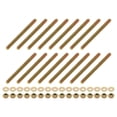 thumbnail image 1 of 16Pack Fully Threaded Rod, 1/4"x3" Zinc-Plated Carbon Steel with Nuts Washers, 1 of 7