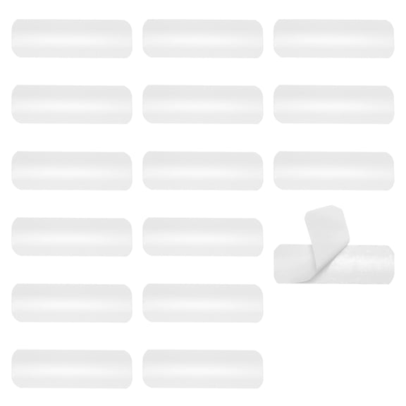 16Pack Horizontal Blind Repair Tabs, Aluminum Alloy Blind Replacement Slats Blinds Fixers Repair Kit, Quick Fix for Damaged Blinds Blades (1" W x 3" L, White)
