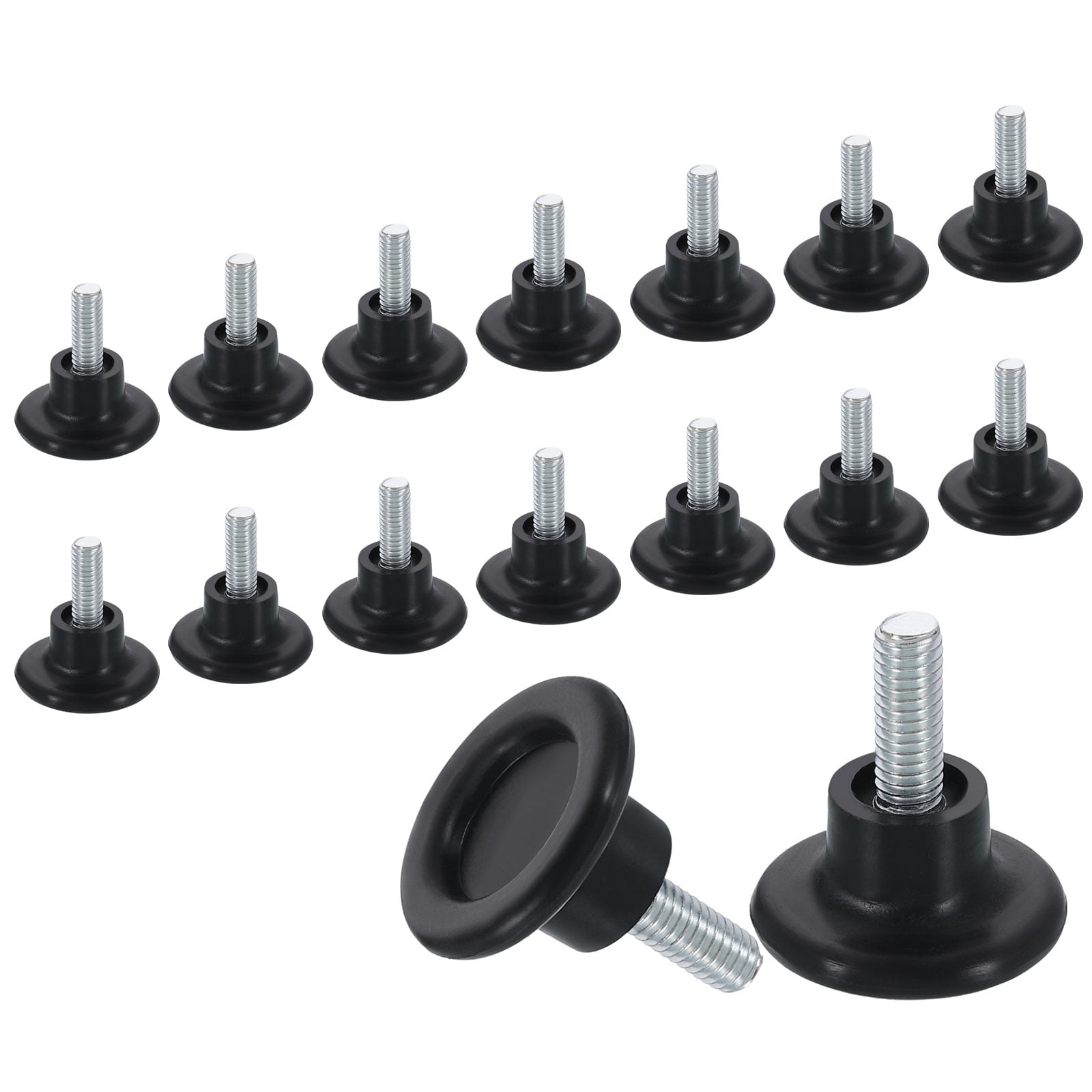 16Pack M6 Thread Furniture Feet Levelers, 27x15 Adjustable Leveling ...