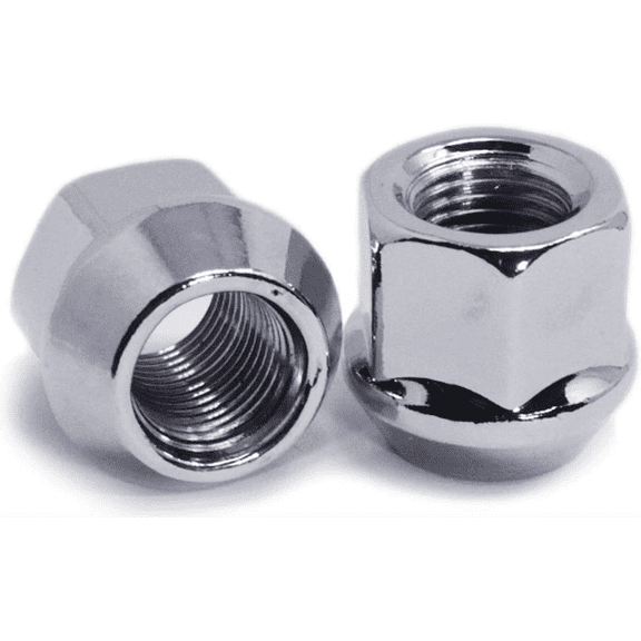 16Pc Compatible with EZ-GO Golf Cart ClubCar Lug Nuts 1/2 Open End Compatible with Golf Carts