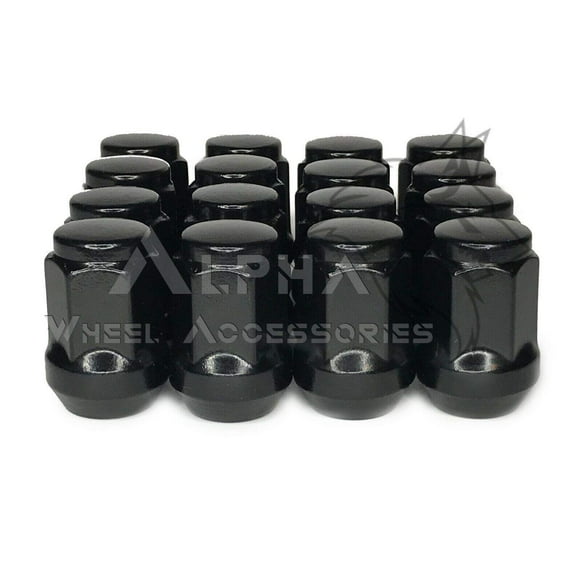 16Pc EZ-GO Golf Cart ClubCar Black Lug Nuts 1/2 20 Closed End For Golf Carts