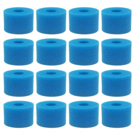 16Pc for Intex Pure Spa Reusable Washable Foam Hot Tub Filter Cartridge S1 Type