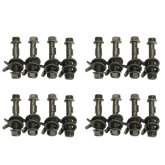 16Pcs 14Mm Steel Car Four Wheel Alignment Adjustable Camber Bolts 10.9 Intensity