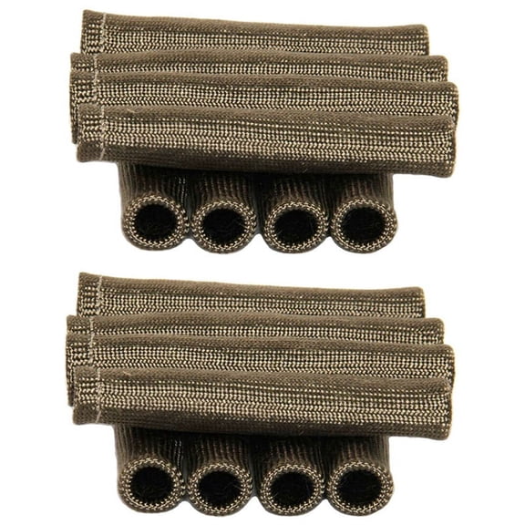 16Pcs 2500 for Spark Plug Wire Boots Protector Sleeve Heat Shield Cover for LS1/ Titanium