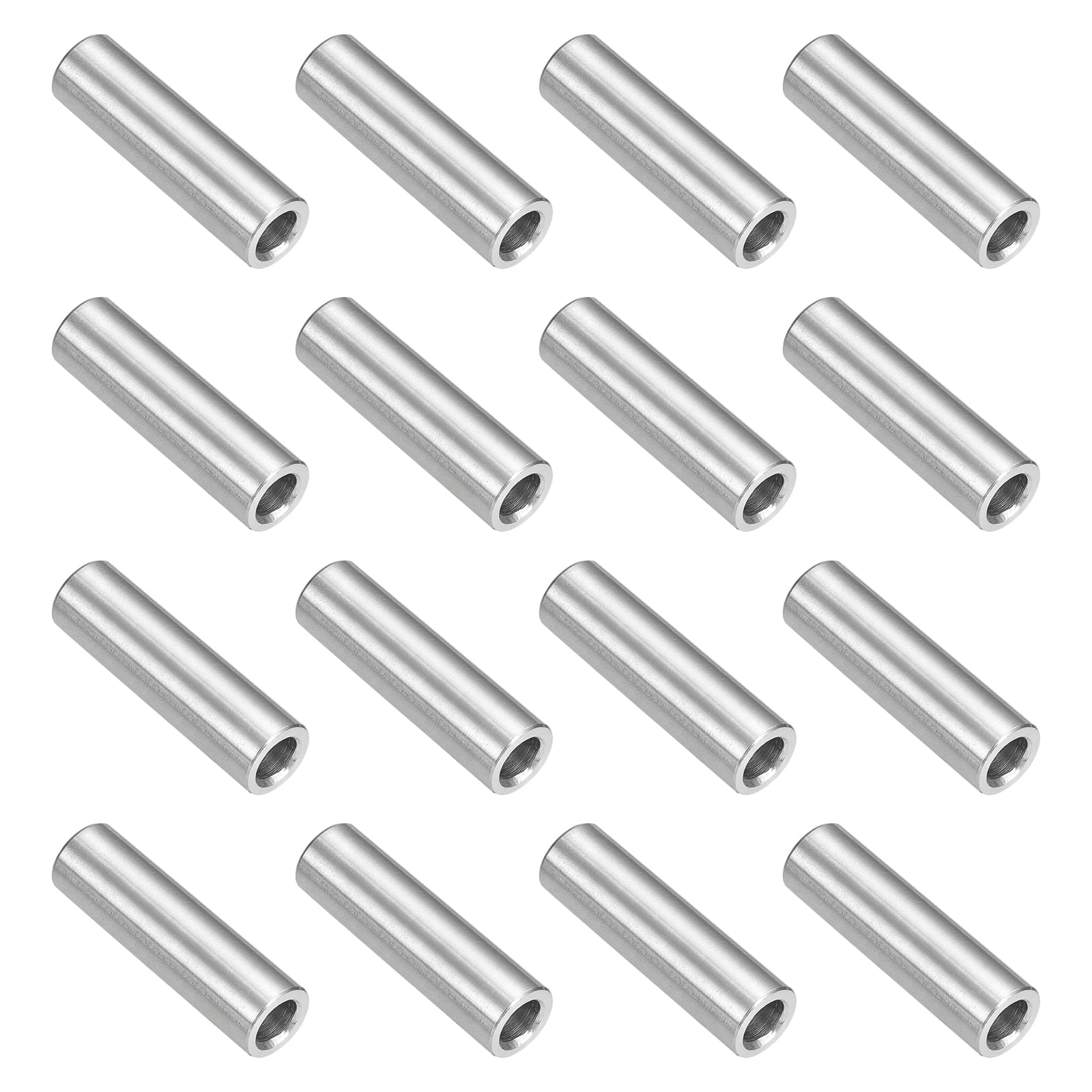 16Pcs 304 Stainless Steel Spacer 10mm OD x 6mm ID x 35mm Length for M6 Screw