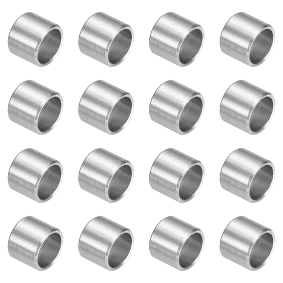 16Pcs 304 Stainless Steel Spacer 10mm OD x 8mm ID x 9mm Length for M8 Screw