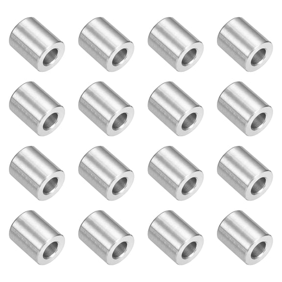 16Pcs 304 Stainless Steel Spacer 12mm OD x 6mm ID x 15mm Length for M6 Screw
